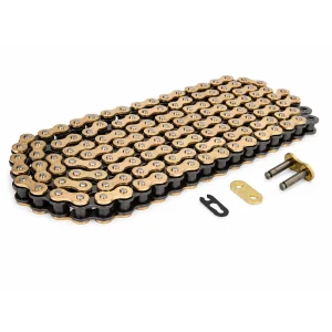 DID 420 NZ3 Chain 136 Links Non O-Ring Black/Gold, Motoee.com