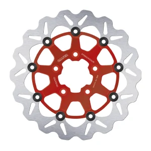 Galfer DF680CWSXUR Floating Brake Rotor 330mm Red/Silver