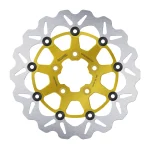 Galfer DF680CWSXUY Floating Brake Rotor 330mm Gold/Silver