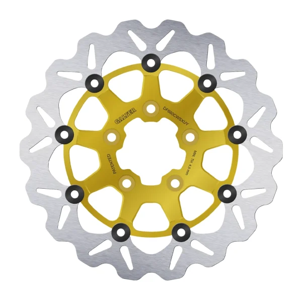 Galfer DF680CWSXUY Floating Brake Rotor 330mm Gold/Silver