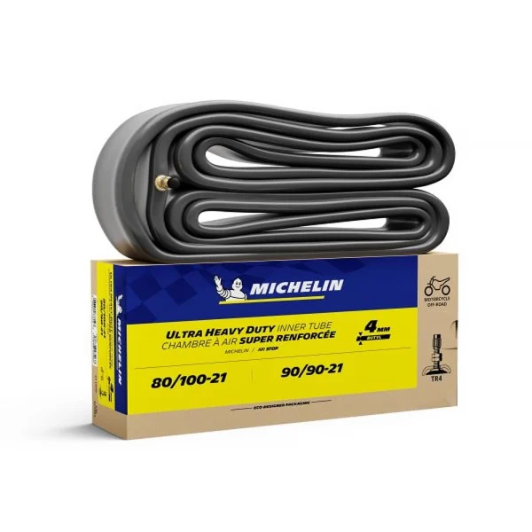 Michelin 80/100-21 90/90-21 Inner Tube Offroad Reinforced TR4 Straight 4mm