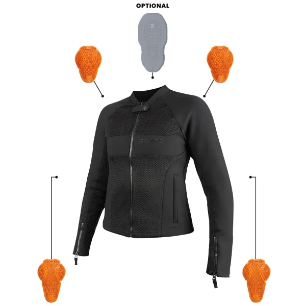 Pando Moto Stealth Ladies Jacket