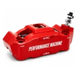 Performance Machine 0052-2426-RC Race Series Radial Front Right Brake Caliper Red