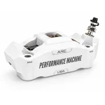 Performance Machine 0052-2426-WC Race Series Radial Front Right Brake Caliper White