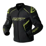 RST S1 D3O Waterproof Jacket Black/Neon Yellow