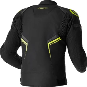 RST S1 D3O Waterproof Jacket Black/Neon Yellow, Motoee.com
