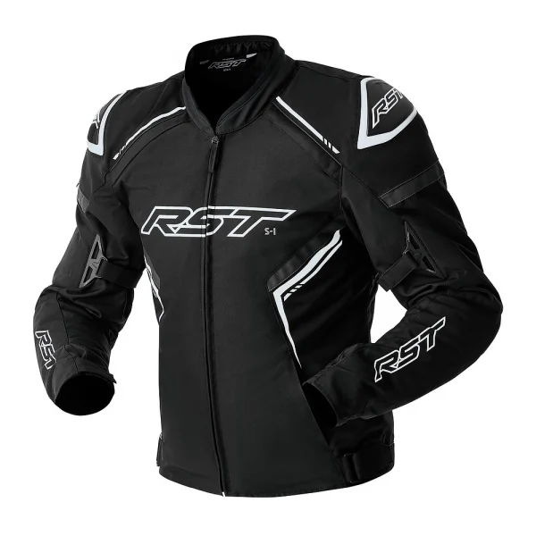 RST S1 D3O Waterproof Jacket Black/White