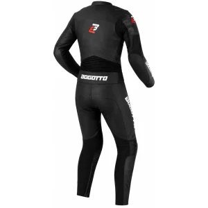 Bogotto Losail 2-Piece Ladies Leather Suit Black, Motoee.com