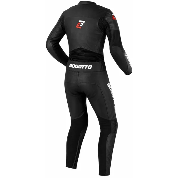 Bogotto Losail 2-Piece Ladies Leather Suit Black