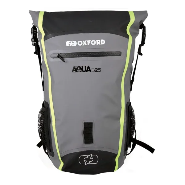 Oxford Aqua B-25 Backpack Black/Grey/Fluo Yellow