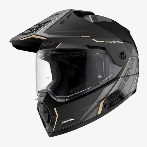 Sena Outlander Bluetooth Enduro Helmet Matte Black