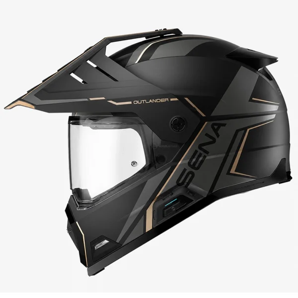 Sena Outlander Bluetooth Enduro Helmet Matte Black
