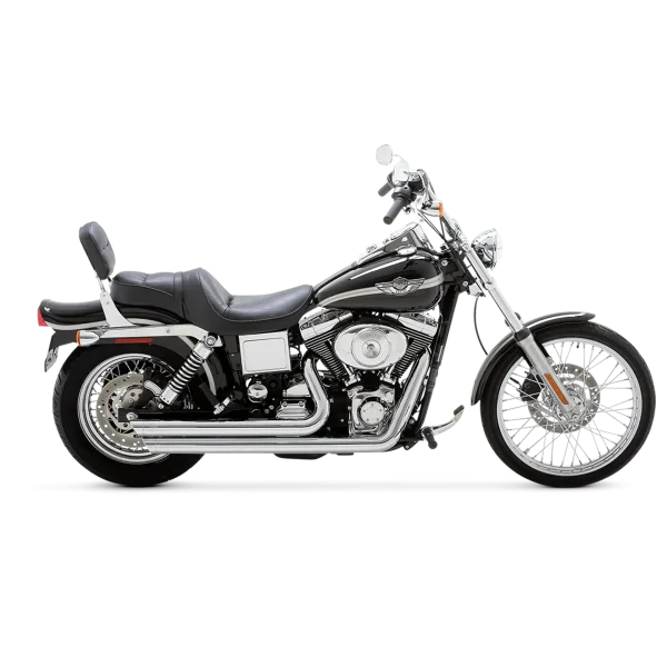 Vance & Hines Big Shots Staggered Full Exhaust System Chrome