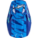Alpinestars S-M3 Falcon MX Helmet Blue/White/Black