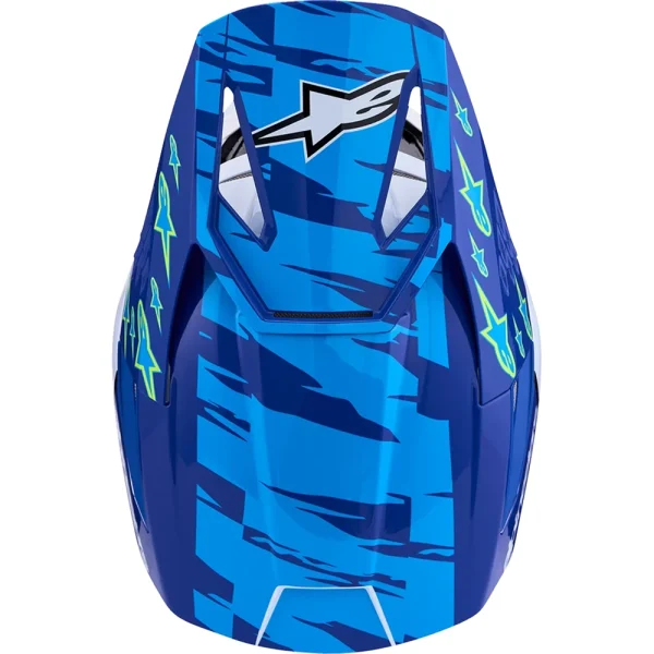 Alpinestars S-M3 Falcon MX Helmet Blue/White/Black