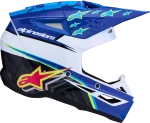 Alpinestars S-M3 Falcon MX Helmet Blue/White/Black