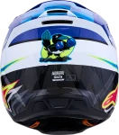 Alpinestars S-M3 Falcon MX Helmet Blue/White/Black