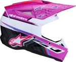 Alpinestars S-M3 Falcon MX Helmet Purple/White