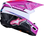 Alpinestars S-M3 Falcon MX Helmet Purple/White