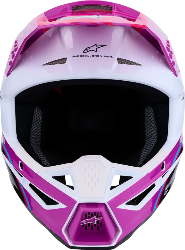 Alpinestars S-M3 Falcon MX Helmet Purple/White