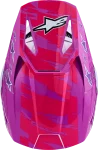 Alpinestars S-M3 Falcon MX Helmet Purple/White