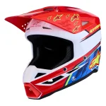Alpinestars S-M3 Falcon MX Helmet Red/White/Blue
