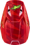 Alpinestars S-M3 Falcon MX Helmet Red/White/Blue