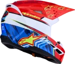 Alpinestars S-M3 Falcon MX Helmet Red/White/Blue