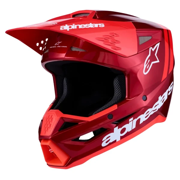 Alpinestars S-M3 Radium MX Helmet Red/White
