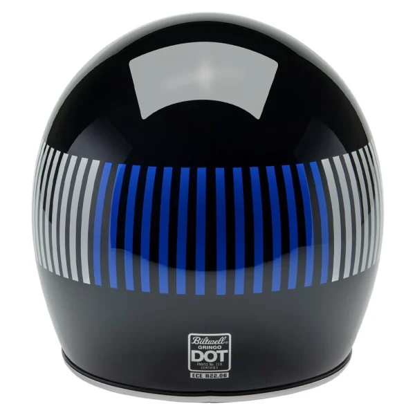 Biltwell Gringo RWB Raceflow Helmet Black