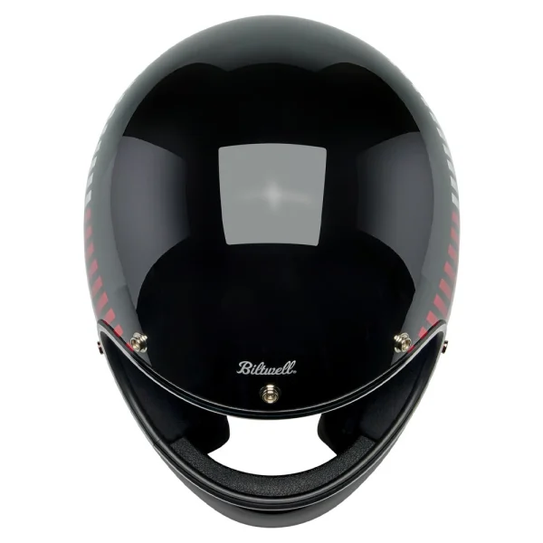 Biltwell Gringo RWB Raceflow Helmet Black
