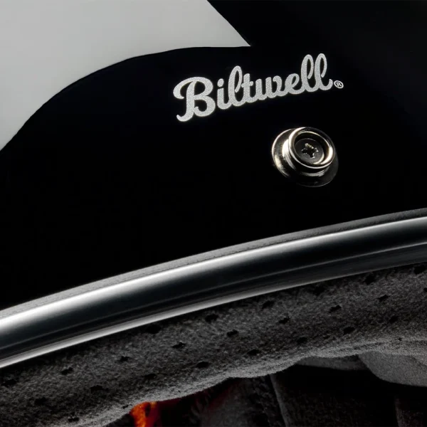 Biltwell Gringo RWB Raceflow Helmet Black