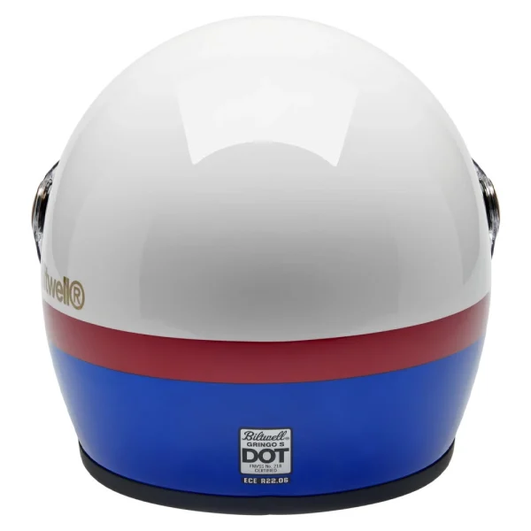 Biltwell Gringo S Helmet Gloss RWB