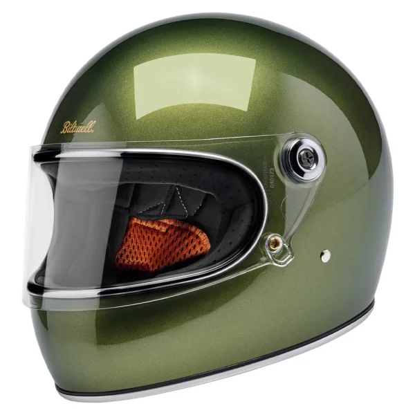 Biltwell Gringo S Helmet Metallic Dart Green