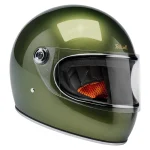 Biltwell Gringo S Helmet Metallic Dart Green
