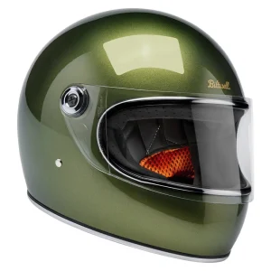 Biltwell Gringo S Helmet Metallic Dart Green, Motoee.com