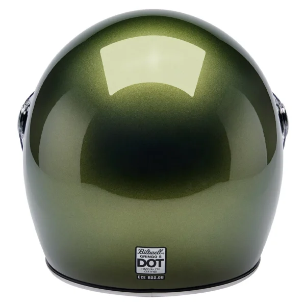 Biltwell Gringo S Helmet Metallic Dart Green