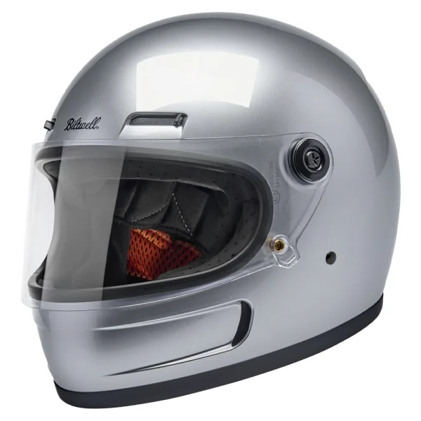 Biltwell Gringo SV Helmet Gloss Silver