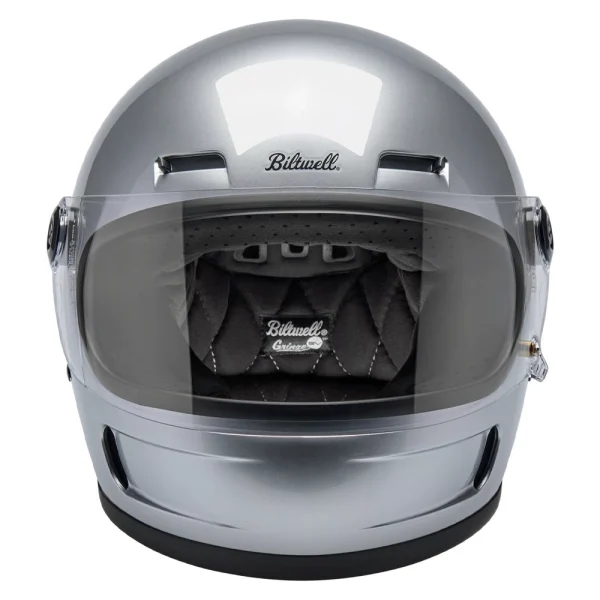 Biltwell Gringo SV Helmet Gloss Silver