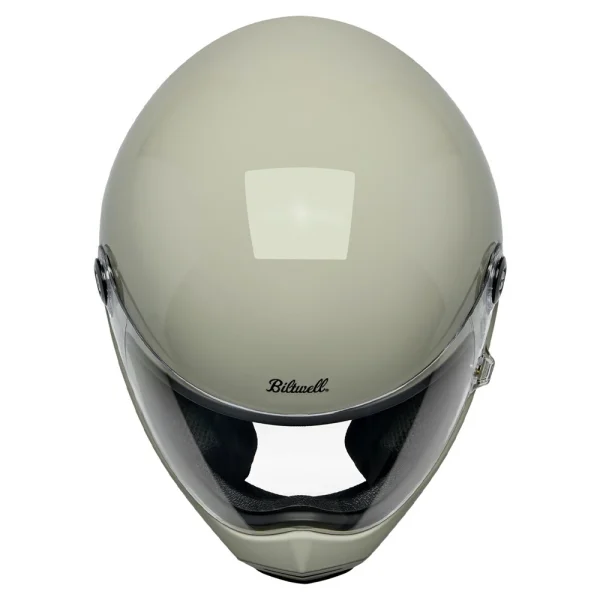 Biltwell Lane Splitter Helmet Chalk