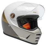 Biltwell Lane Splitter Intersection Gold/Silver/Bronze Helmet