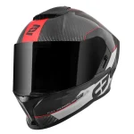 Bogotto Phantom Combo Carbon Helmet Black/Red/White