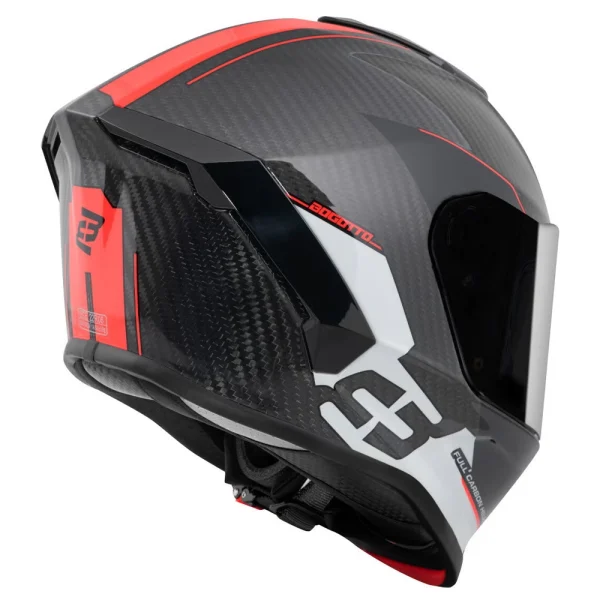 Bogotto Phantom Combo Carbon Helmet Black/Red/White