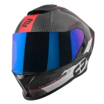 Bogotto Phantom Combo Carbon Helmet Black/Red/White