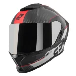 Bogotto Phantom Combo Carbon Helmet Black/Red/White