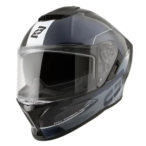 Bogotto Phantom Combo Carbon Helmet Blue/Black/White, Motoee.com