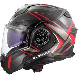 LS2 FF901 Advant X Carbon Future II Helmet Red, Motoee.com