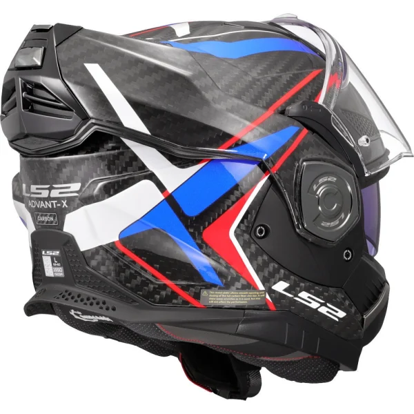 LS2 FF901 Advant X Carbon Future II Helmet White/Blue/Red