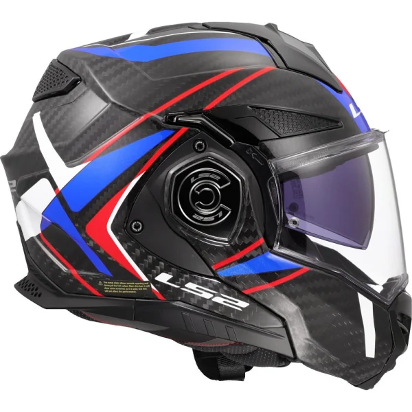 LS2 FF901 Advant X Carbon Future II Helmet White/Blue/Red