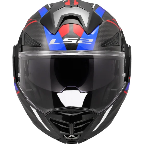 LS2 FF901 Advant X Carbon Future II Helmet White/Blue/Red